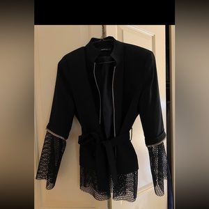 Turkish designer black jacket size small